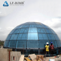 Prefab Stahlkonstruktion Raumrahmen Dach Design Glas Dome Gebäude